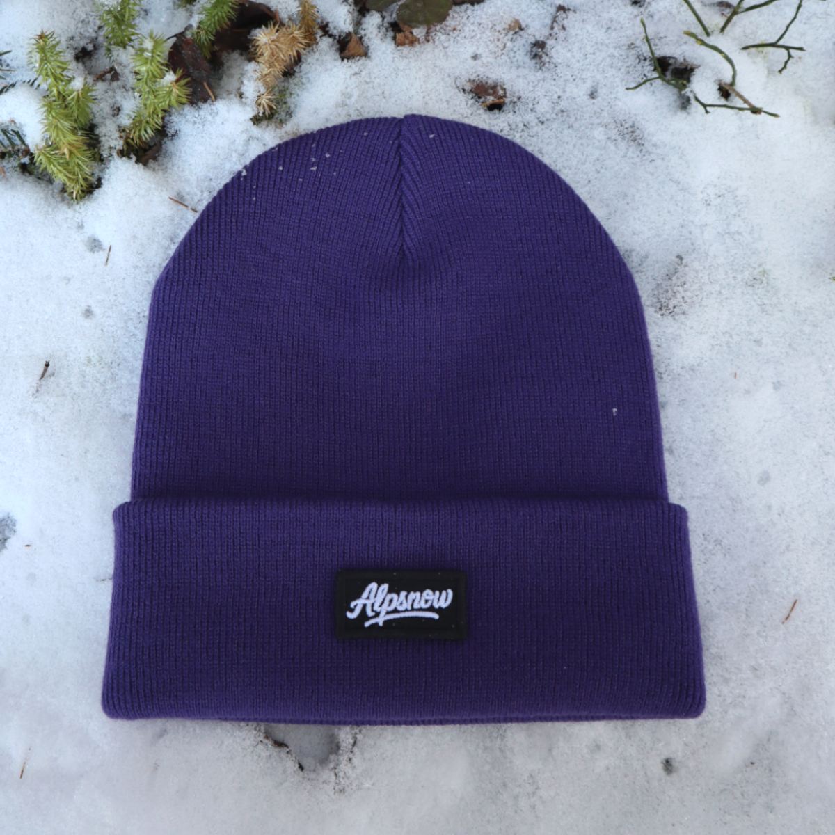 Alpsnow Mütze Lila Logo Patch Boldness Vibe