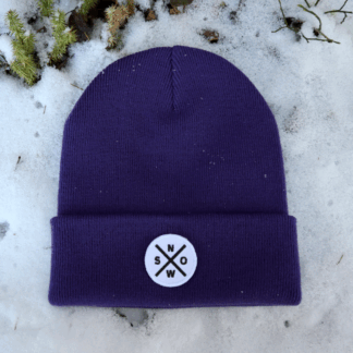 Alpsnow Mütze Lila SNOW Patch Wohlfühl-Garantie