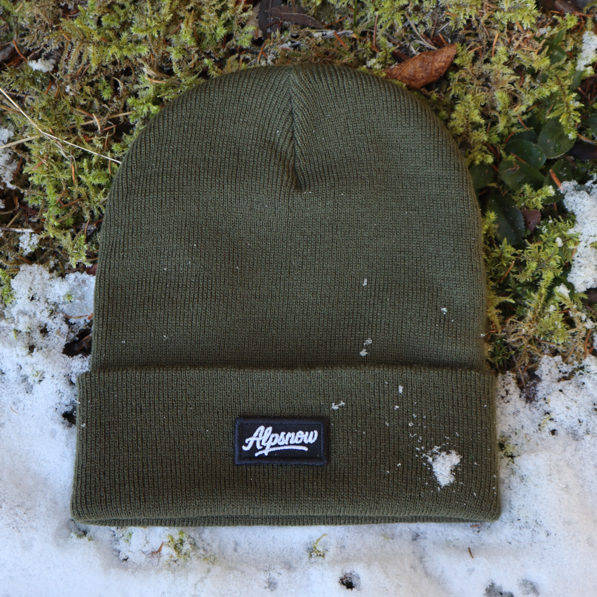 Alpsnow Mütze Olive Alpsnow Patch Professionelle Expertise