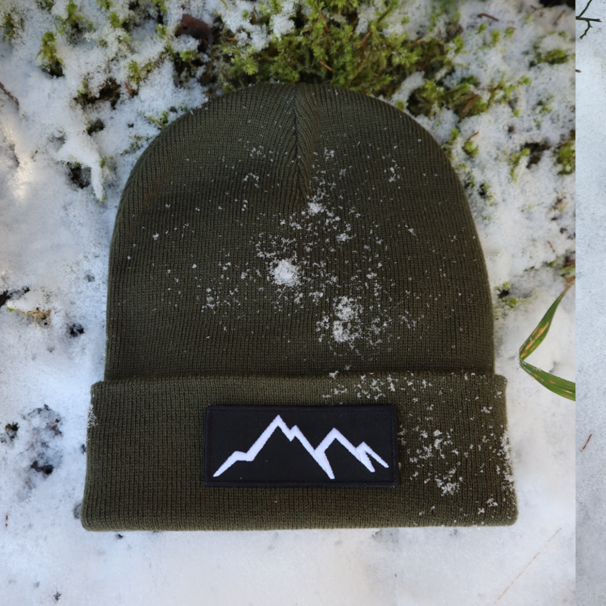 Alpsnow Mütze Olive Bergmotiv Tactical Utility