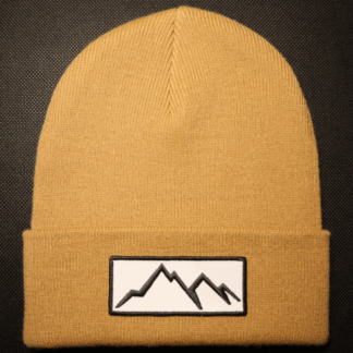 Alpsnow Mütze Beige Berg Patch Quiet Luxury