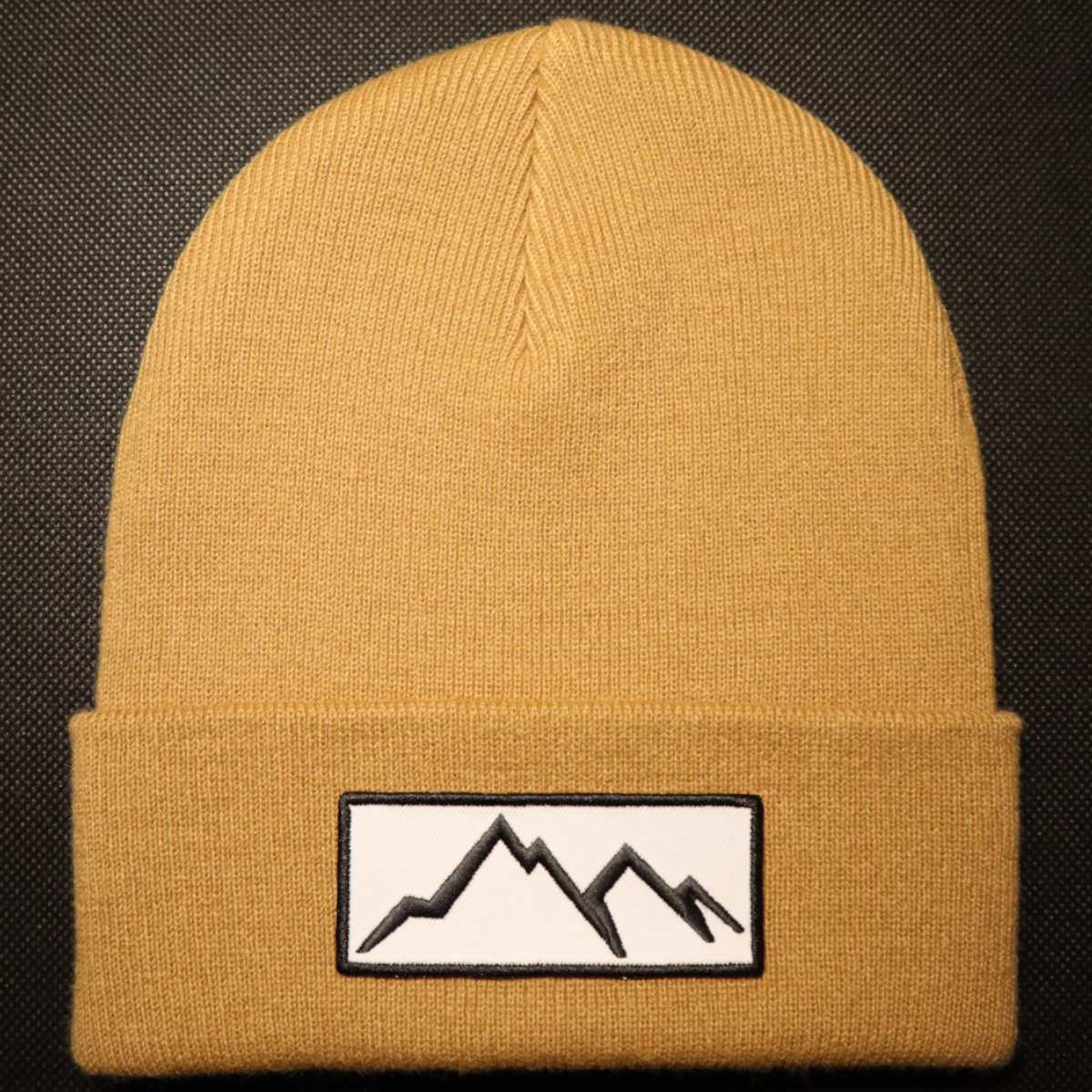 Alpsnow Mütze Beige Berg Patch Quiet Luxury