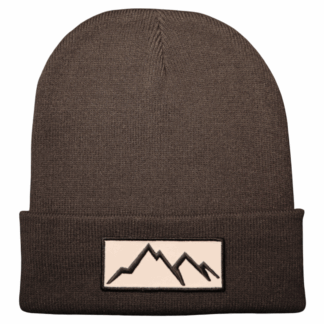 Alpsnow Beanie Mütze Grau Patch Berg Style Beständig