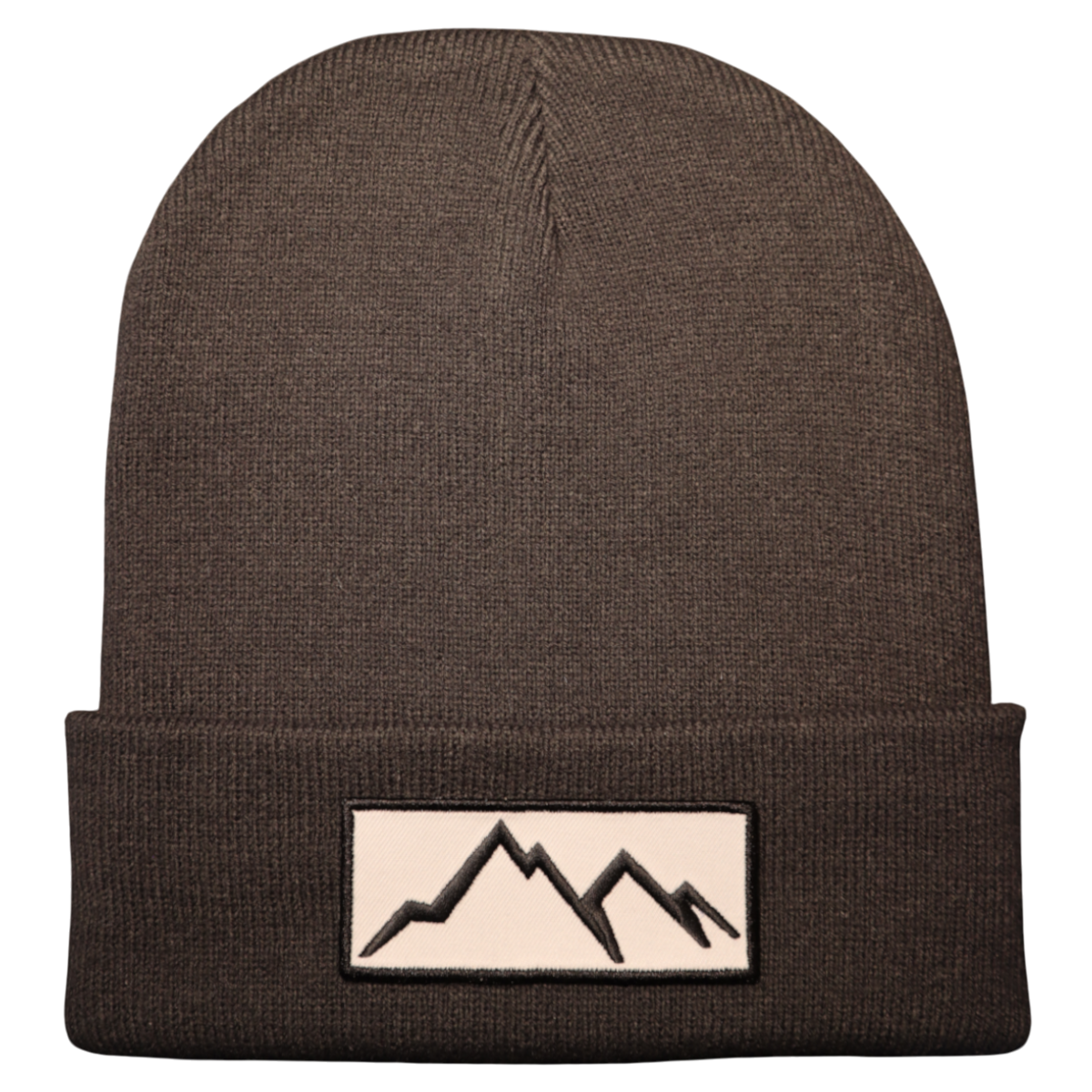 Alpsnow Beanie Mütze Grau Patch Berg Style Beständig